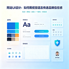 元宝山建站-网站UI设计：如何用视觉语言传递品牌信任感