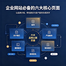 松山建站-企业网站必备的六大核心页面